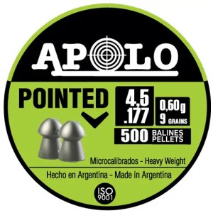 HATSAN APOLO .177 POINTED 9 GRAIN 500 PACK
