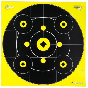 EZ Aim Splash Reactive Bullseye Gallery Target 12 Pack