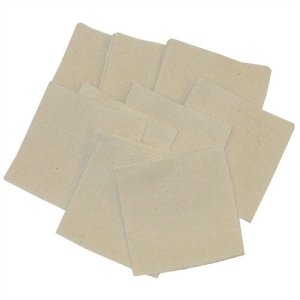 Brownells Heavy Duty Square Cotton Patches 3" 16/12 Ga 1000 Pk