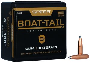 Speer 1220 6mm 100gr Boat-Tail Soft Point Bullets 100ct Box