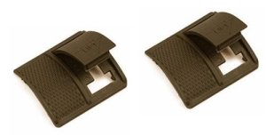 Weaver 99573 Short Locking Rail Panel 1.6 in Dark Earth 2 Pack