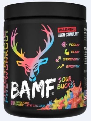 Bucked Up BAMF Sour Bucks Pre-Workout 30 Servings