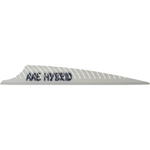 AAE Hybrid PHNX Vanes 3.5" White Shield Cut 10 Grains 50 Pack