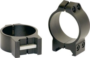 Warne 222M Maxima Steel Rings 34mm High Matte Weaver/Picatinny Mounts