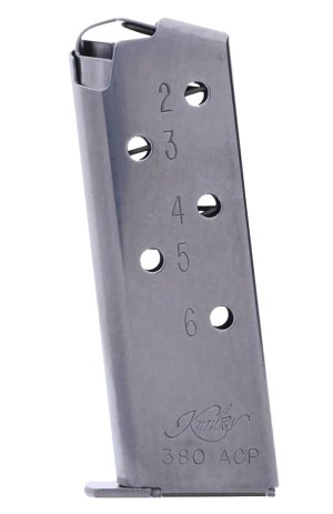 Kimber 1200163A Micro 380 6rd Stainless Steel Magazine