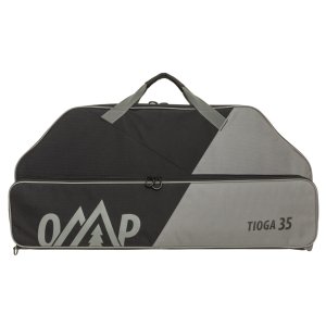 October Mountain Tioga 35 Bow Case 35In Black/Grey Rip-Stop Fabric