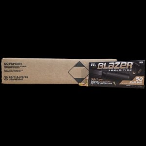 CCI Blazer Clean-Fire Suppressor Subsonic 9mm, 147gr TMJ-FN, 500rd Case