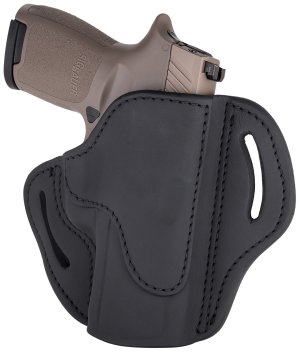 1791 Gunleather BH2.4S-SBL-R Belt Holster, Stealth Black, RH, OWB