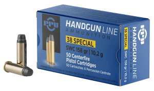 Prvi Partizan PPU PPH38SS .38 Special 158gr Semi-Wadcutter 50 Box