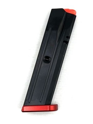 CZ 11458 DWX Magazine 9mm 10 Black Red Aluminum Basepad