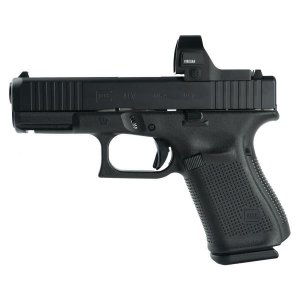 Glock V-Series Model 19 Handgun 9mm Luger 15rd Magazines (3) 4.02 Barrel Black Viridian RFX35 Green Dot US Made