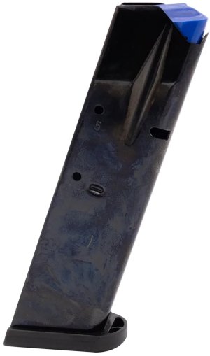 Mec-Gar 10-Round 9mm Luger Competition Magazine: CZ 75B, 85B, Shadow 2, 75 SP-01, Blue Black