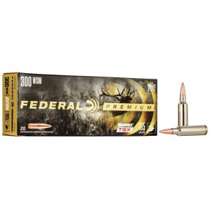 Federal P300WSMG Premium 300WSM 165gr Barnes TSX 20 Per Box/10 Case