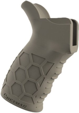 Hexmag HXHTGFDE AR-15/AR-10 Rubber Tactical Grip Flat Dark Earth