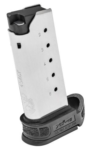 Springfield Armory XD-S Mod.2 .45 ACP 6-Round Stainless Steel Magazine
