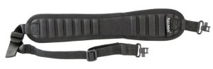 Bulldog BD837 Ribbed Rifle Sling Deluxe Locking Swivels Black