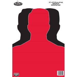Birchwood CASEY Dirty Bird 12x18in Silhouette III Targets 100-Pack (35701)