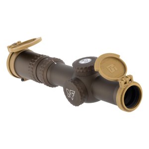 Nightforce, ATACR Rifle Scope, 1-8X24mm, First Focal Plane, 34mm Tube, F1 .1 MRAD NVD PTL FC-DMX Reticle, Dark Earth, C672