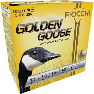 Fiocchi 1235GGT Golden Goose 12 GA 3.5In 1-5/8oz #T 25Rd