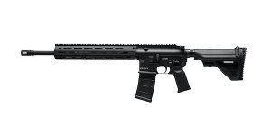 Heckler & Koch MR556A1 Semi-Automatic Rifle, 5.56 NATO, 16.5" Barrel, 30 Rounds, Adjustable Stock, Matte Black Finish