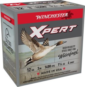 Winchester Ammo WEX123H4 Super X Xpert High Velocity 12 Gauge 3" 1 1/4 oz 1400 fps 4 Shot 25 Bx/10 Cs