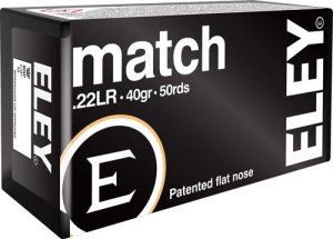 Eley 01100 Match .22LR 40gr EPS Ammo 50rd Box