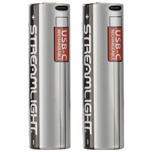 Streamlight 88133 SL-B48 USB Li-Ion Battery 2-Pack Silver
