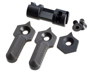 Strike Industries Hex 3-in-1 Selector Switch 60/90 Degree Black Steel