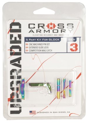 Cross Machine Tool Company CRGOKRB 3 Piece Upgrade Kit P80 Gen1-3 Rainbow
