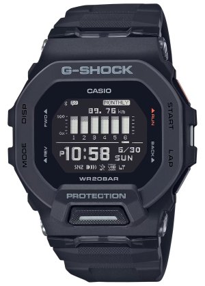G-Shock GBD2001 Tactical Black Stainless Steel Bezel Watch 145-215mm