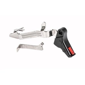 ZEV Technologies FFT-PRO-BAR-SM-B-R Flat Face Trigger Kit Glock Gen 1-4