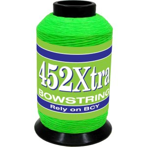 BCY 452Xtra Bowstring Material Flo Green 1/4 lb 67% Dyneema 33% Vectran