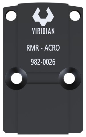 Viridian 9820026 RFX45 RMR Mounting Adapter Black Anodized Aluminum
