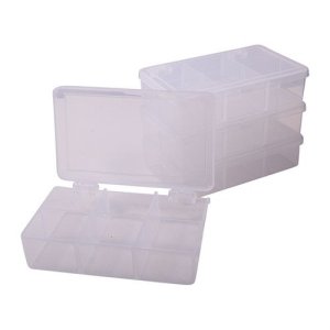 Brownells Storage Bin 6 Compartment 4-1/2"X2-3/4"X1-1/4" 4 Pk