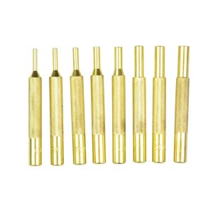 Wheeler 780194 Brass Punch Kit 8-Piece with Storage Pouch