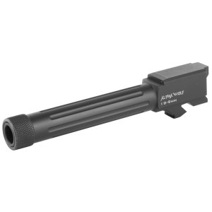 Lone Wolf AW-19TH 9mm Threaded Barrel 1/2x28 for Glock 19, 4.60" Black