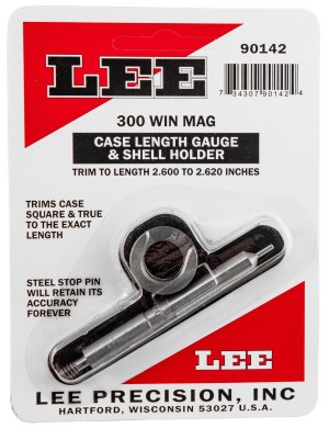 Lee Precision Case Length Gage and Shell Holder 300 WINMAG 90142
