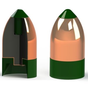 PowerBelt AC1595AT Copper AeroTip 50 Cal 295 gr Bullets 15 Pack
