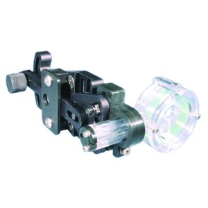 GWS Pro Hunter Micro Sight 96222, Ambidextrous Black, Lightweight Aluminum, Green Fiber Optic, Quiet Nylon Bushings