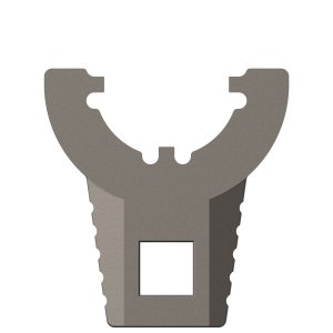 Real Avid Master-Fit Thin Castle Nut Wrench AR-15 Titanium Steel