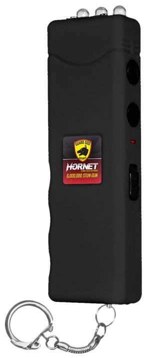 GuardDog Hornet Stun Gun SGGDH6000BK Black LED Light 1042