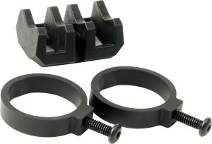 Magpul MAG614 Light Mount V-Block Rings Anodized Black Polymer