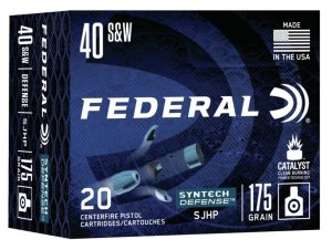 Federal S40SJT1 Syntech Defense 40S&W 175gr JHP 20/Box