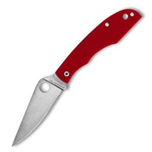 Spyderco C138GRDP Grasshopper Red G-10 Folding Knife