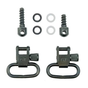 Grovtec Wood Screw Forend Locking Swivel Set 1in Black GTSW23
