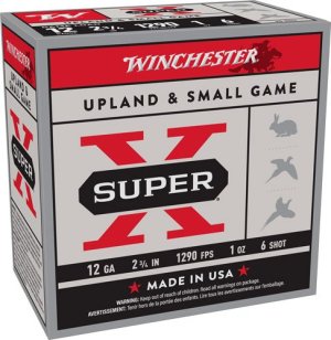 Winchester Super X 12GA 2.75" 1290FPS 1OZ #6 Shot - 250 Rounds