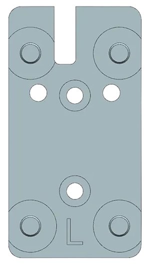 Beretta 90/92 Series Leupold Pattern Optic Mount Plate Pistol
