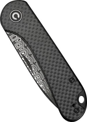 CIVIVI Elementum Damascus Carbon Fiber 2.9 Inch Blade
