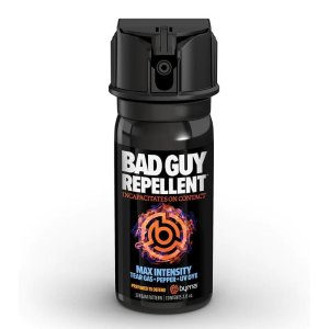 Byrna BGR02105 Bad Guy Repellent Max Capsaicin UV Dye Spray Black 8-15 ft