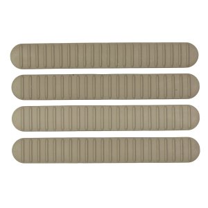 B5 Systems Rail Cover M-LOK FDE 3-Section 4-Pack For AR-15